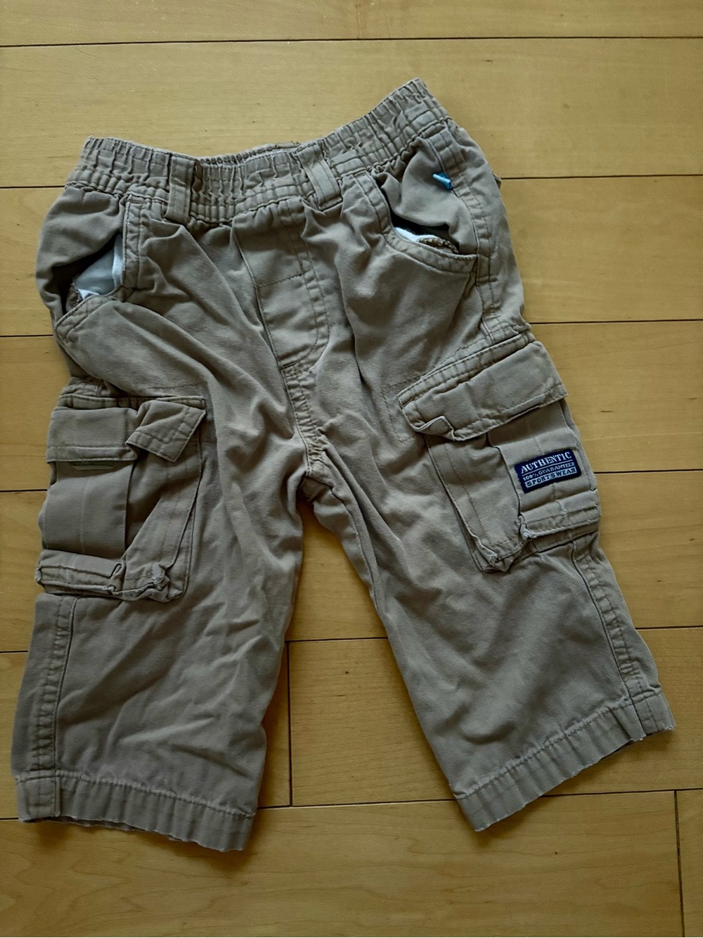 Baby Vintage Cherokee Cargo Pants Khakis Size 6 to 12 Months